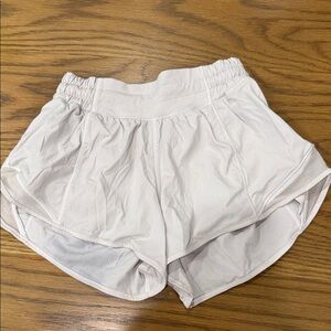 Lululemon Athletica White Athletic Shorts